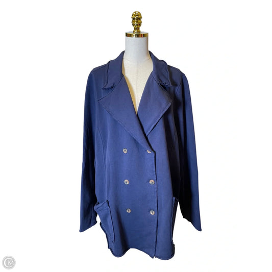 Cardigan By Soft Surroundings In Navy, Size: 3x
