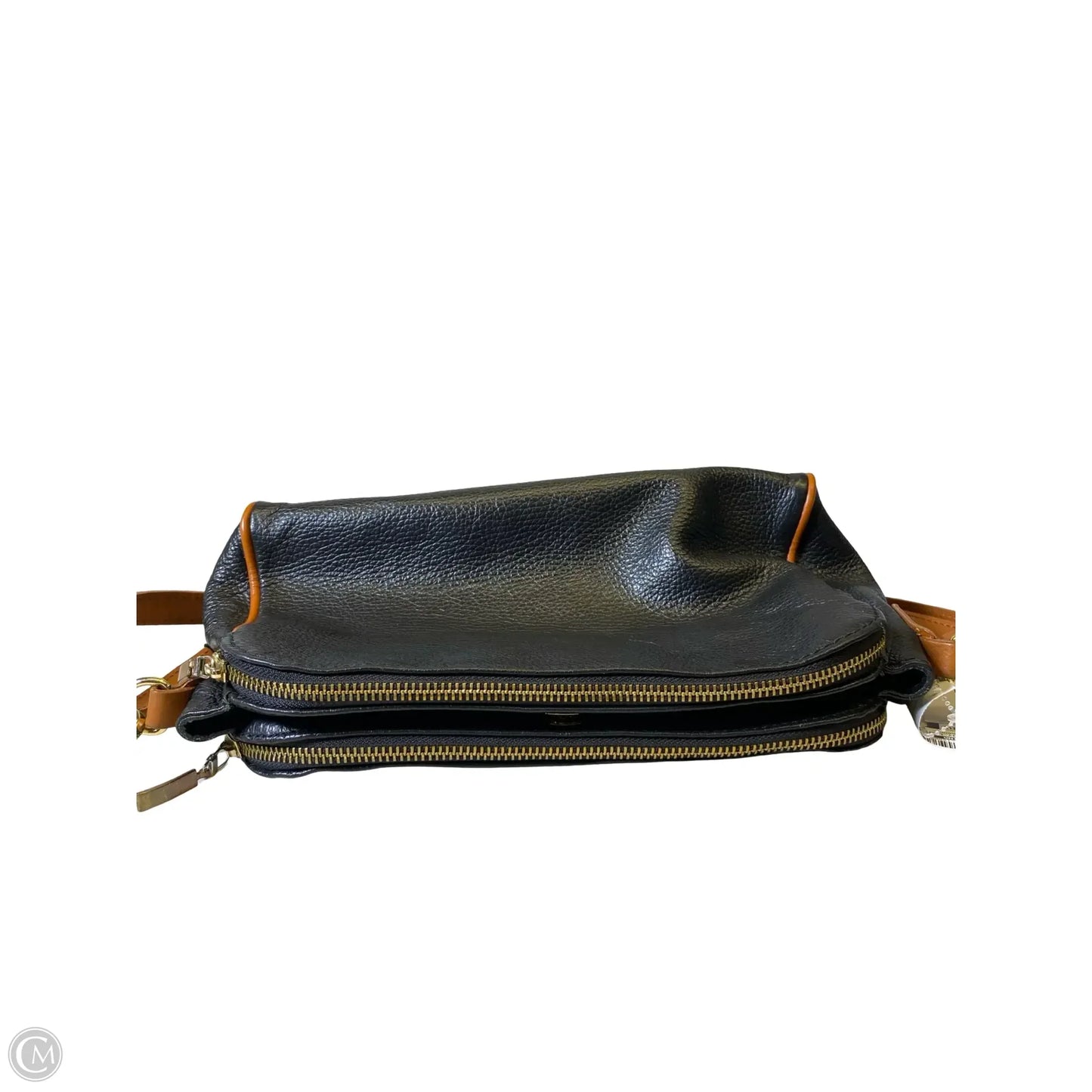 Crossbody Leather By Valentina, Size: Medium