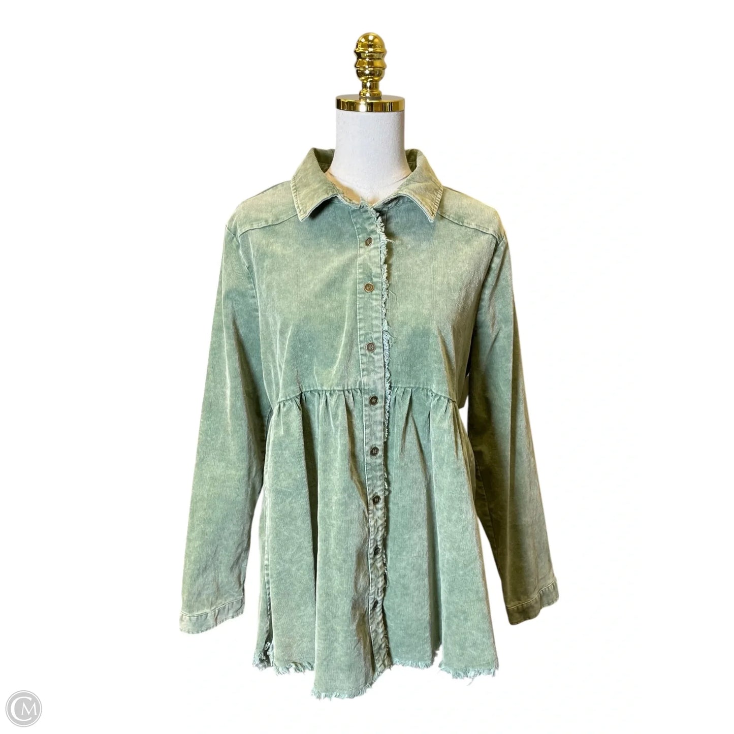 Sweater By Umgee In Green, Size: L