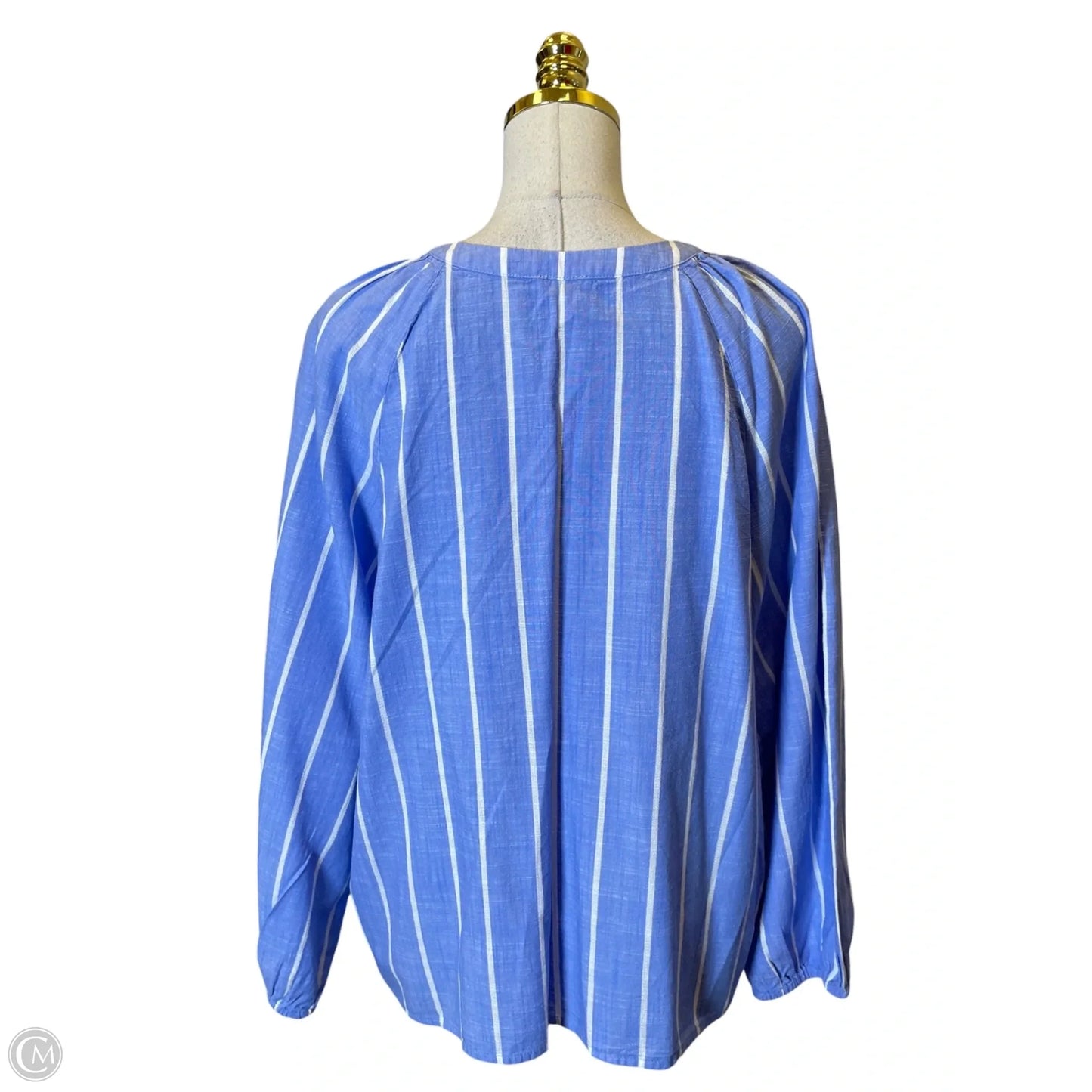 Top Long Sleeve By J. Crew In Striped Pattern, Size: L