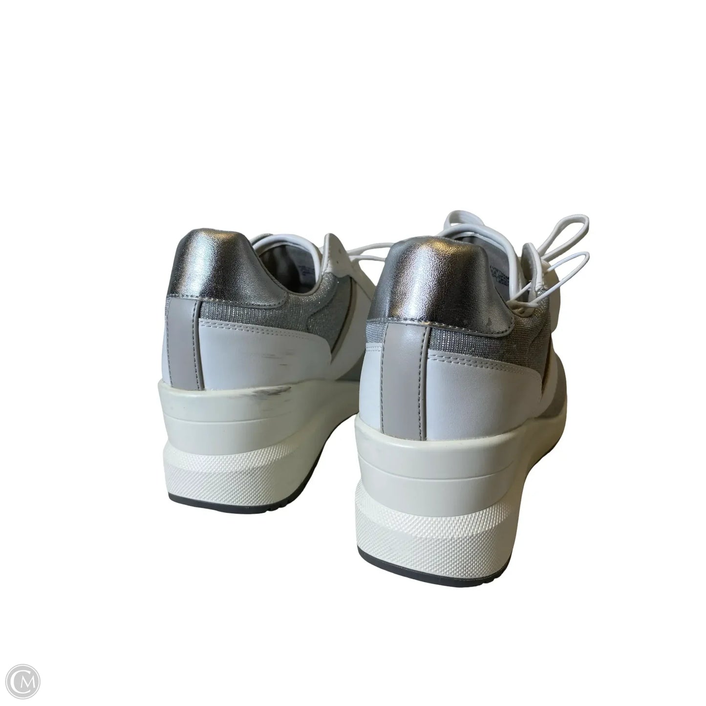 Shoes Designer By Michael Kors In White, Size: 9