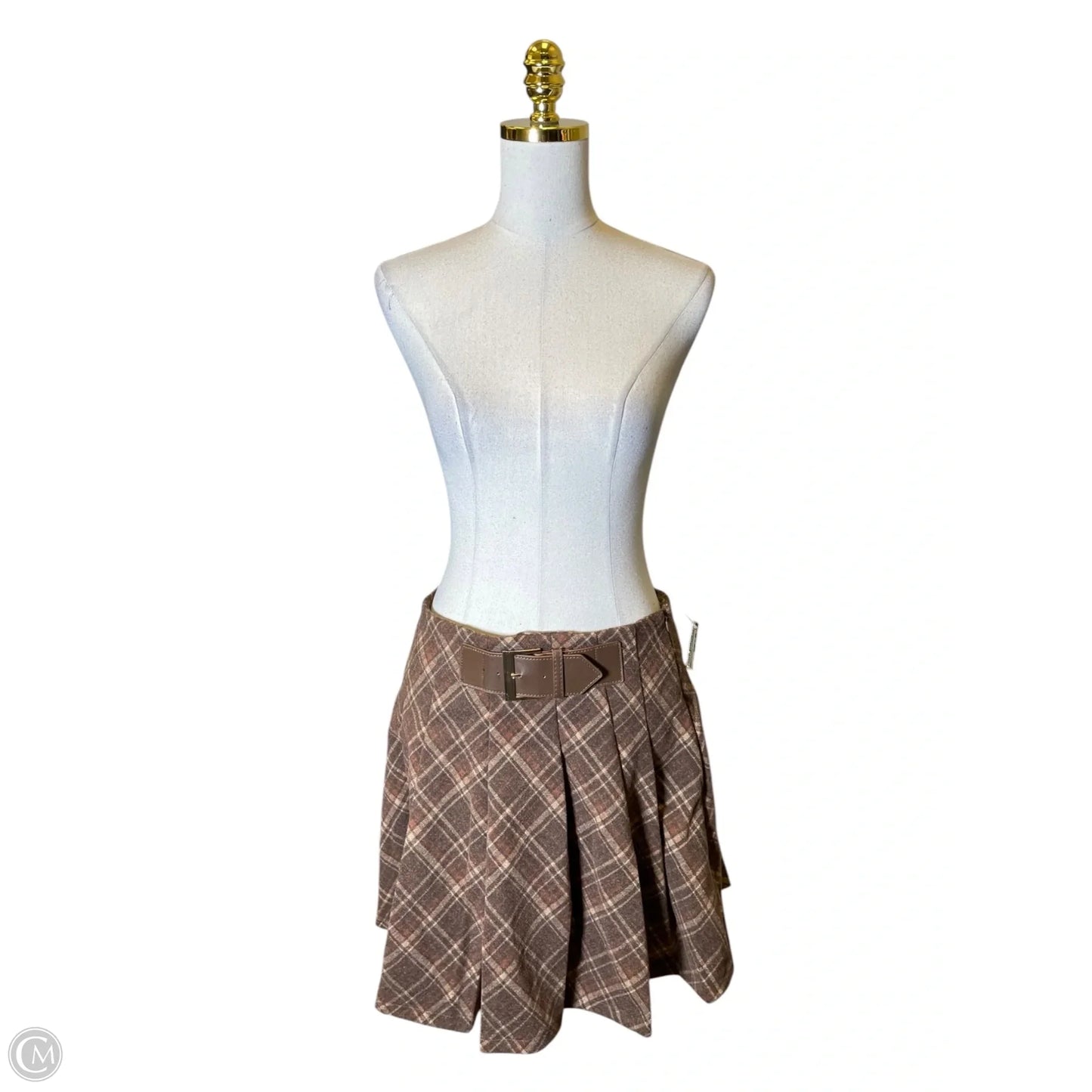 Skirt Mini & Short By Clothes Mentor In Plaid Pattern, Size: Xxl