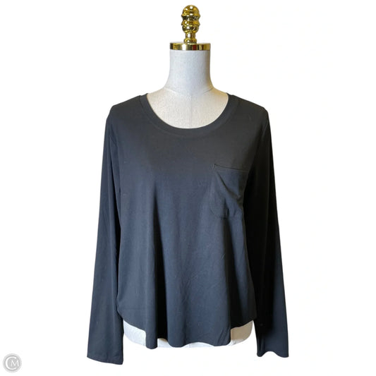Top Long Sleeve By Rbx In Black, Size: L