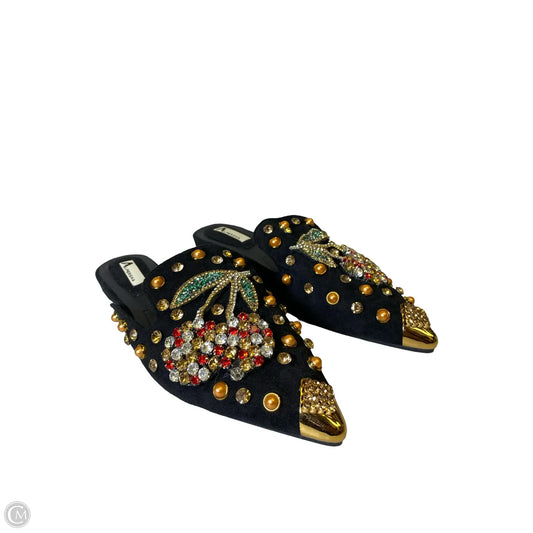 Shoes Flats By Clothes Mentor In Multi-colored, Size: 10.5