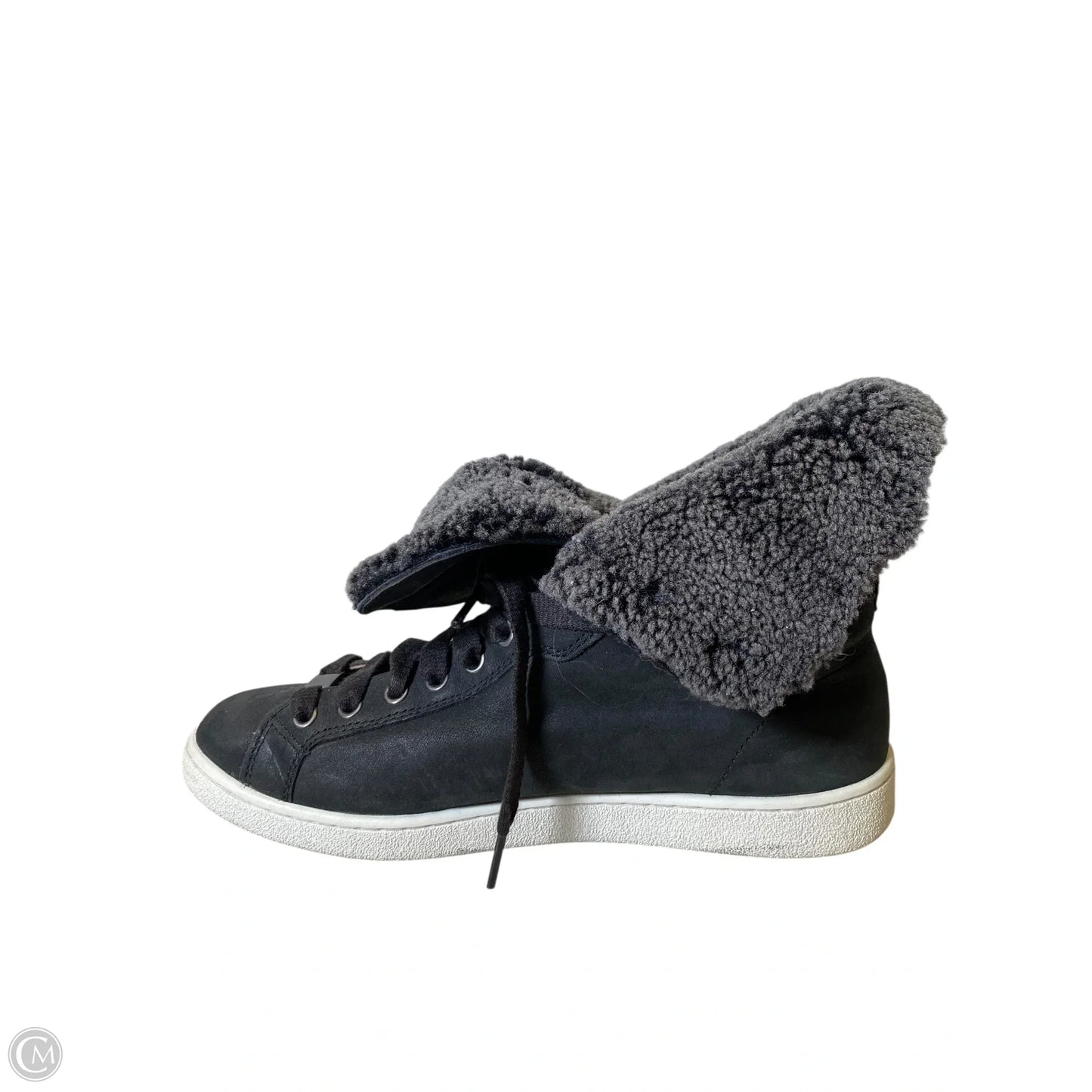 Boots Ankle Flats By Ugg In Black, Size: 9.5