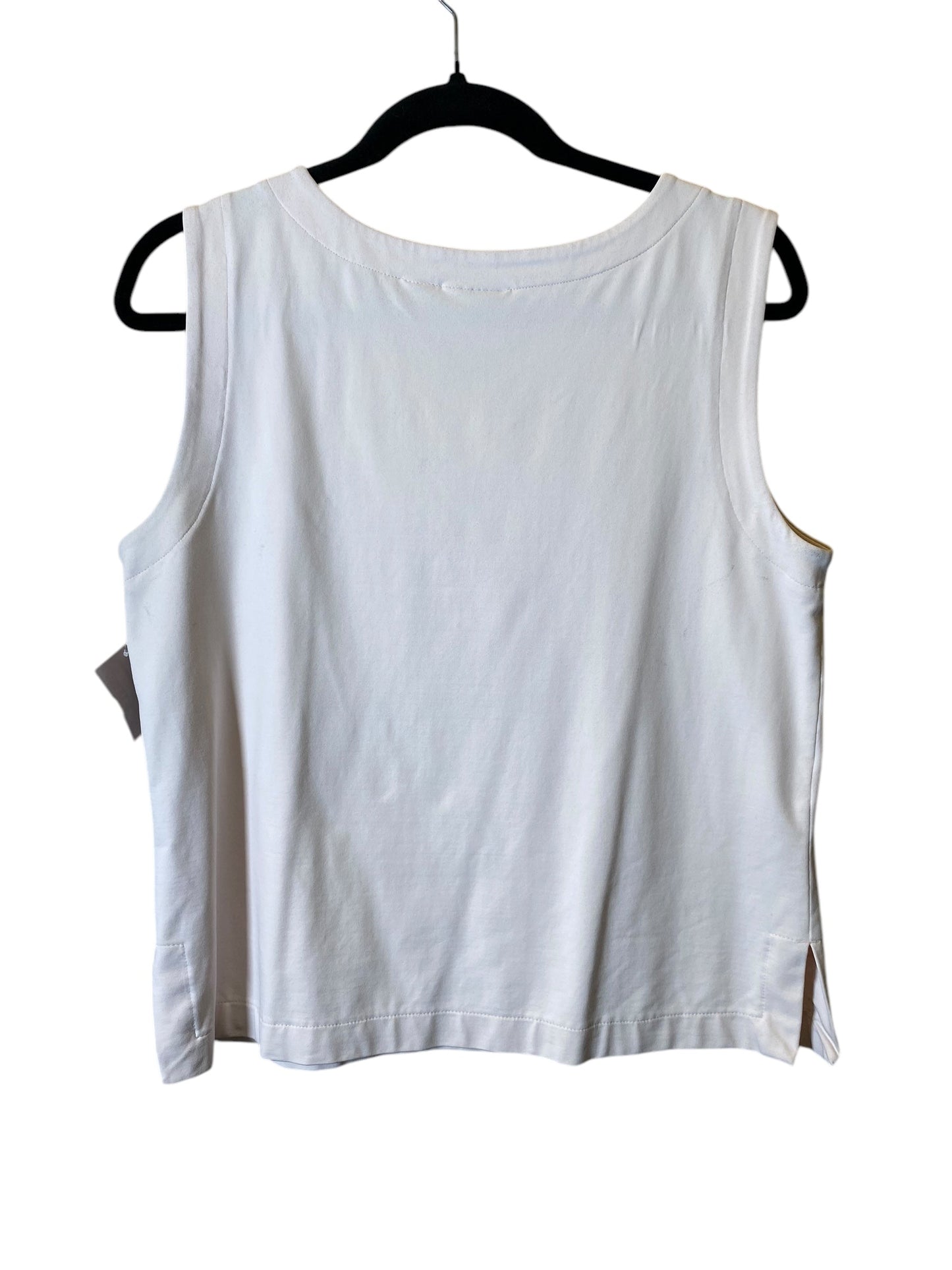 Top Sleeveless By Chicos In Cream, Size: S