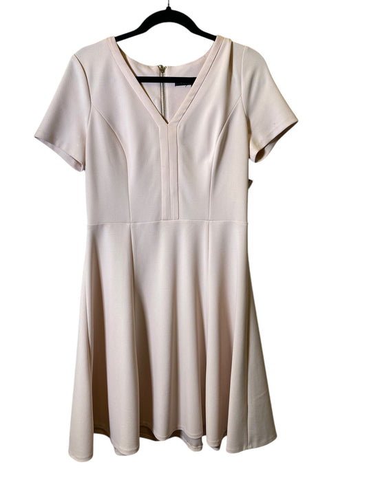 Dress Casual Midi By Dkny In Peach, Size: Xl