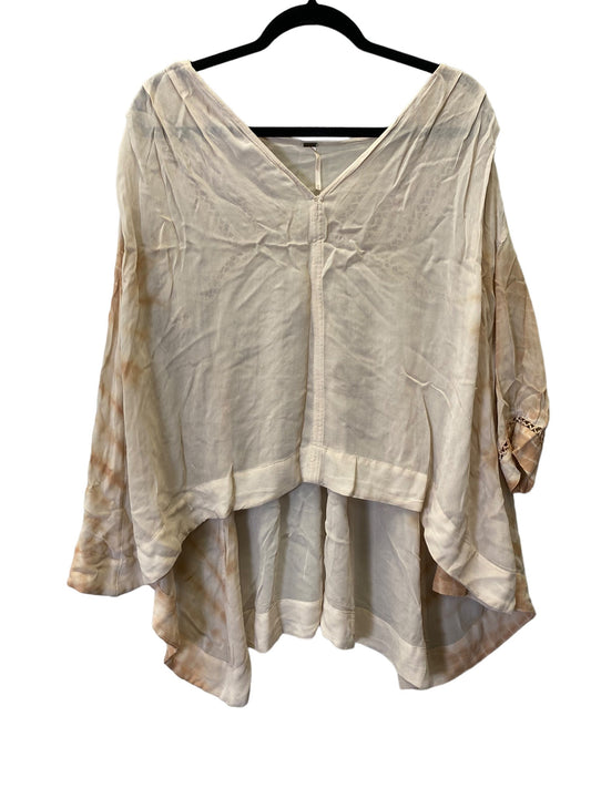 Beige Top Short Sleeve Free People, Size Xs