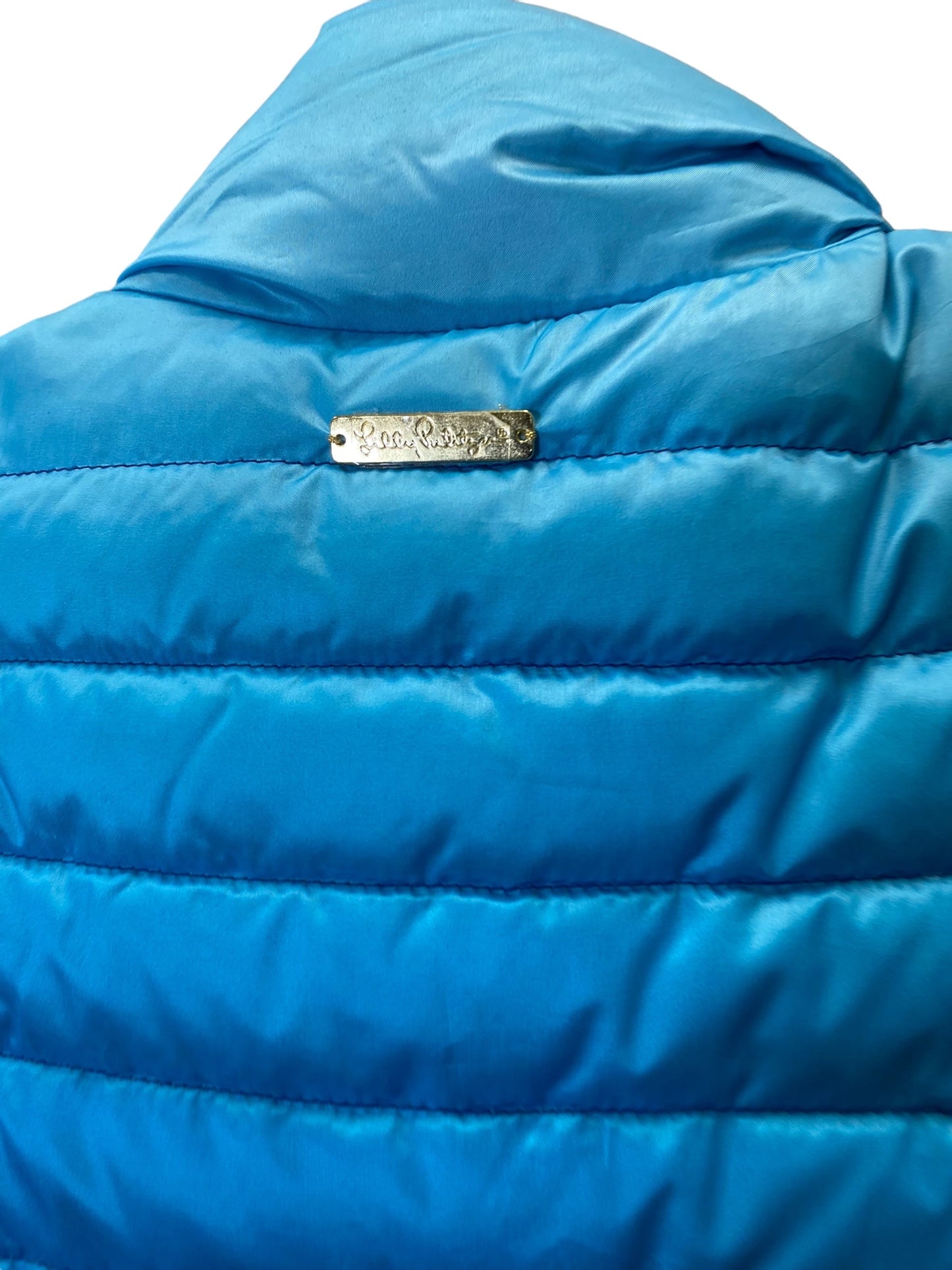 Vest Puffer & Quilted By Lilly Pulitzer In Blue, Size: Xs