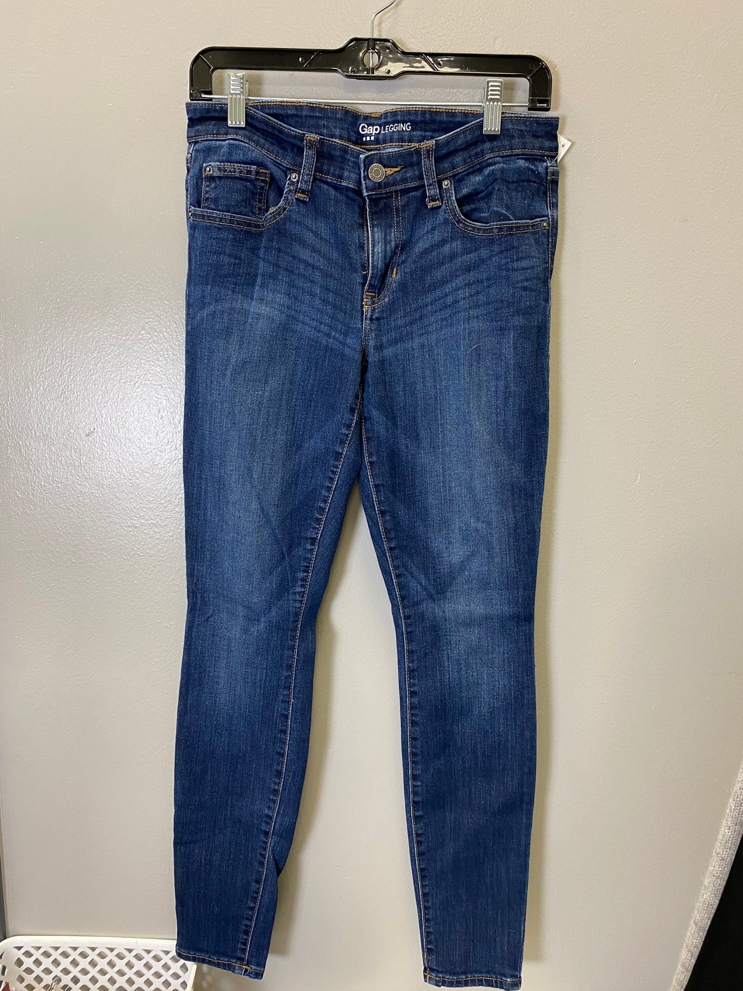 Jeans Skinny By Gap In Blue, Size: 4