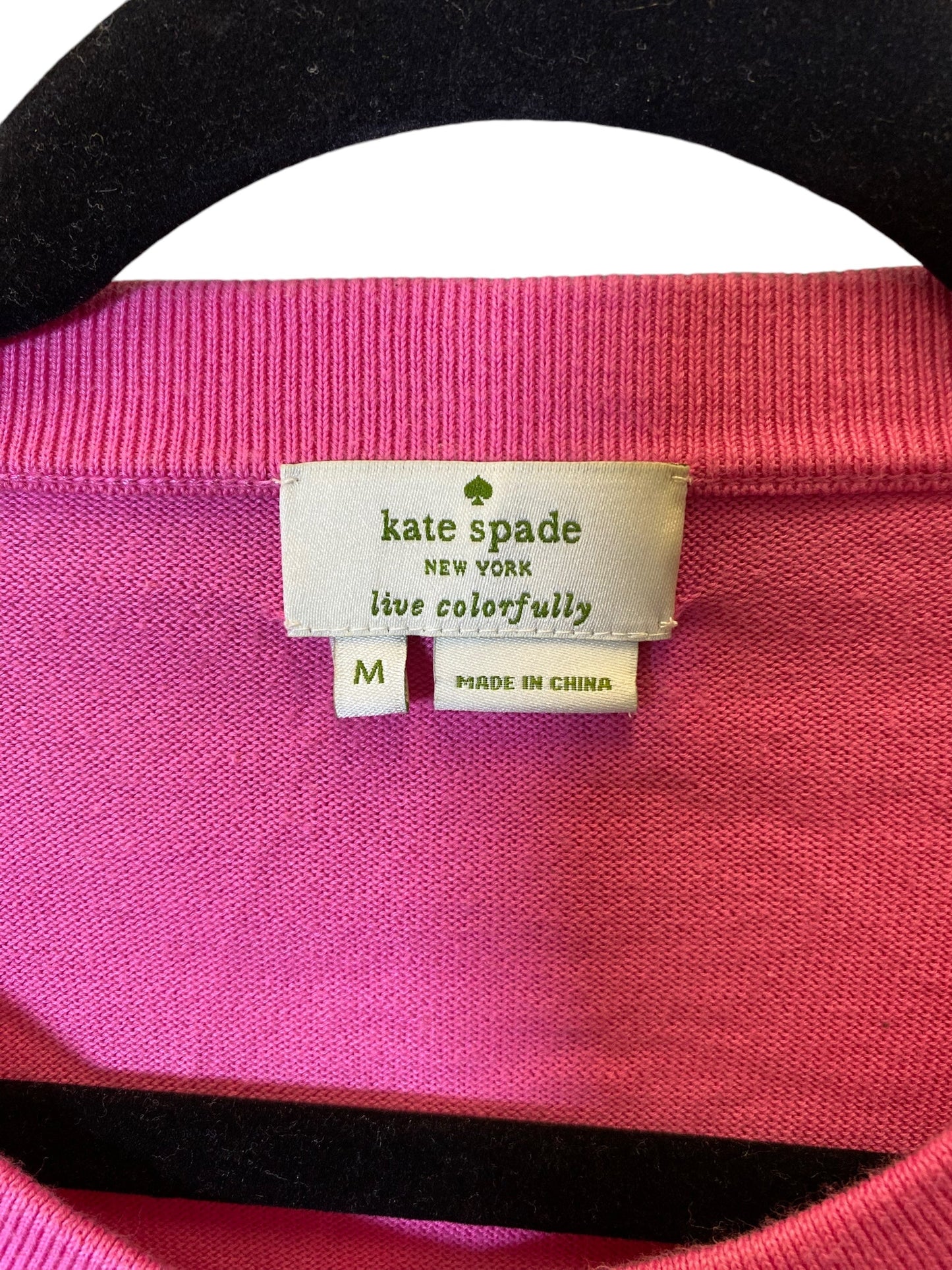 Cardigan By Kate Spade In Pink, Size: M