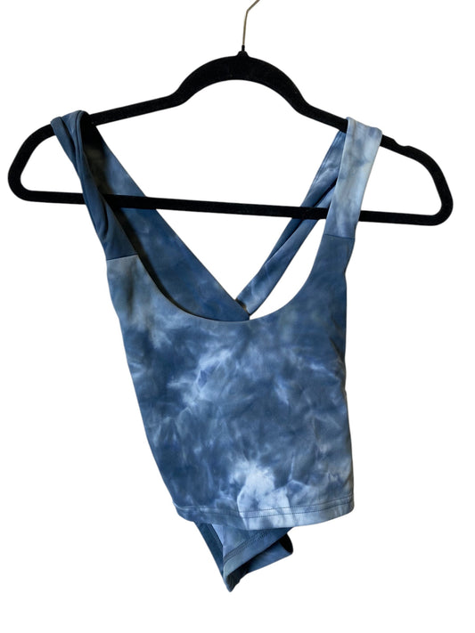 Athletic Bra By Clothes Mentor In Blue & White, Size: Xl