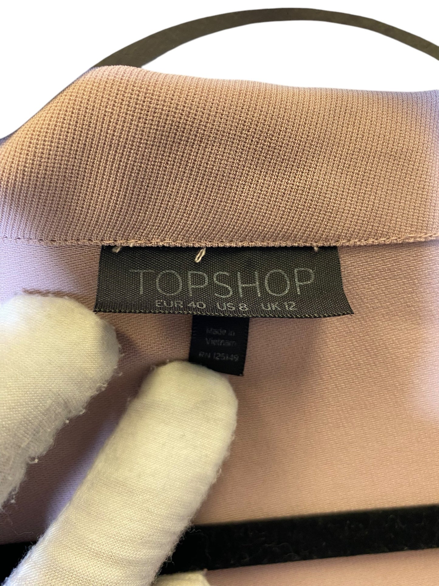 Blazer By Top Shop In Pink, Size: 8