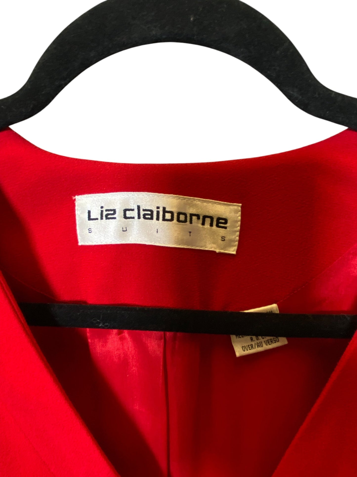 Blazer By Liz Claiborne In Red, Size: 14