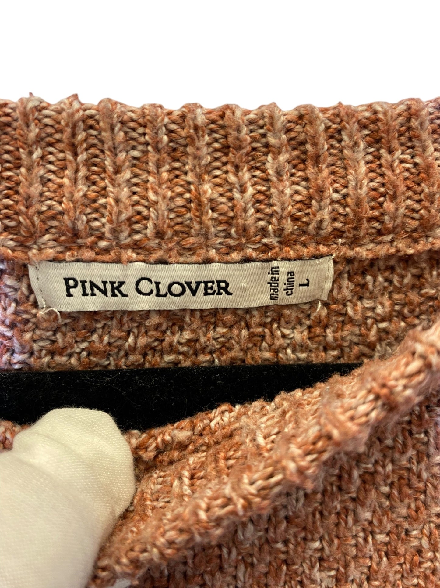 Sweater By Pink Clover In Brown, Size: L