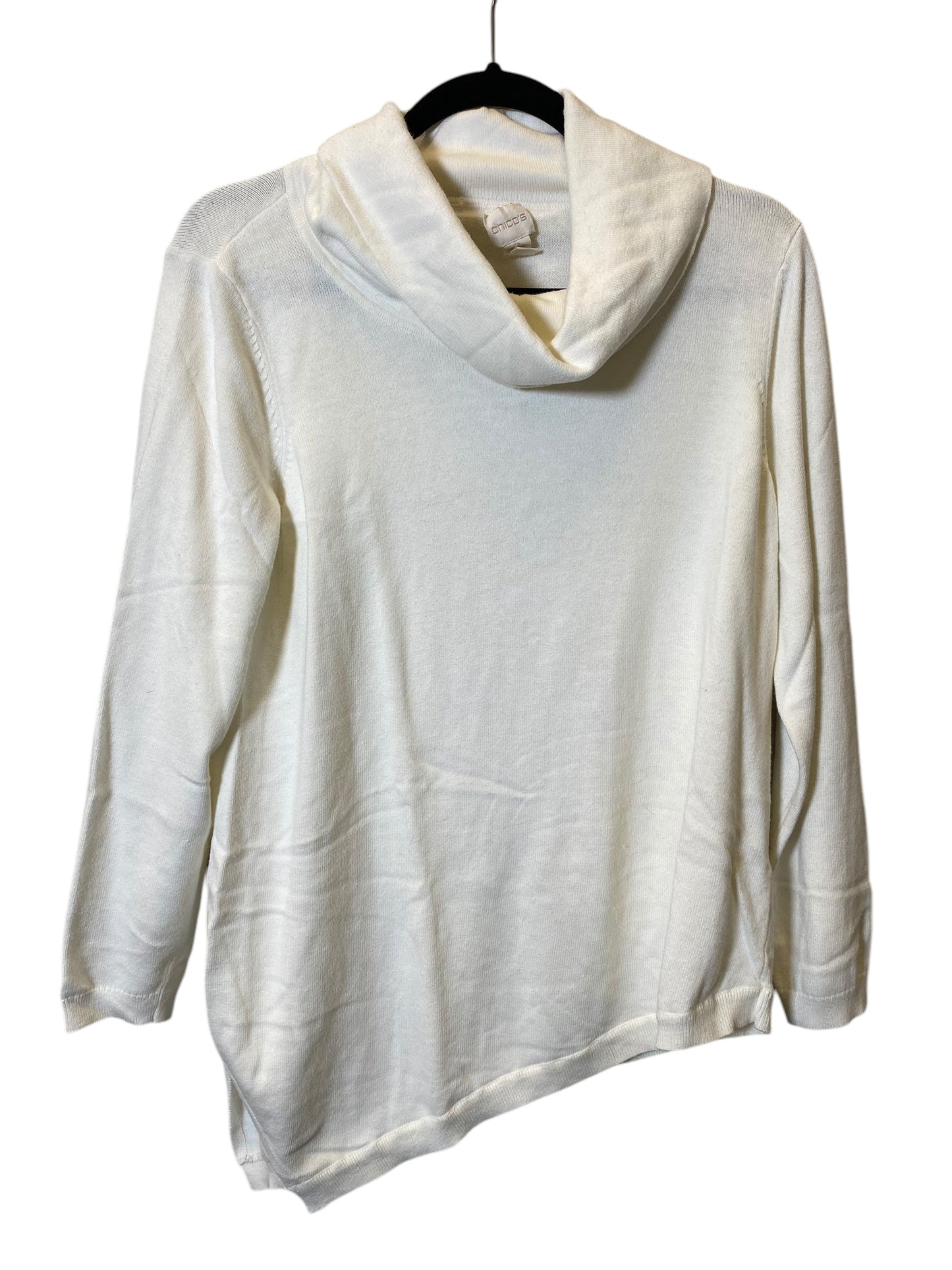 Sweater By Chicos In Cream, Size: L