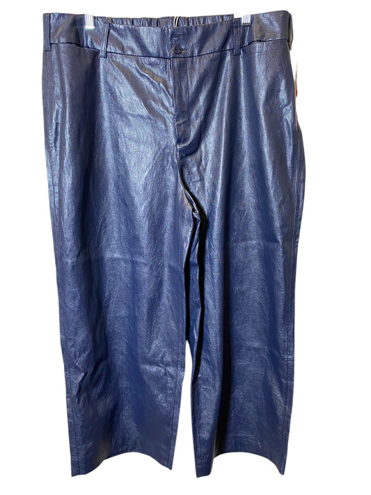 Pants Wide Leg By Chicos In Navy, Size: 16