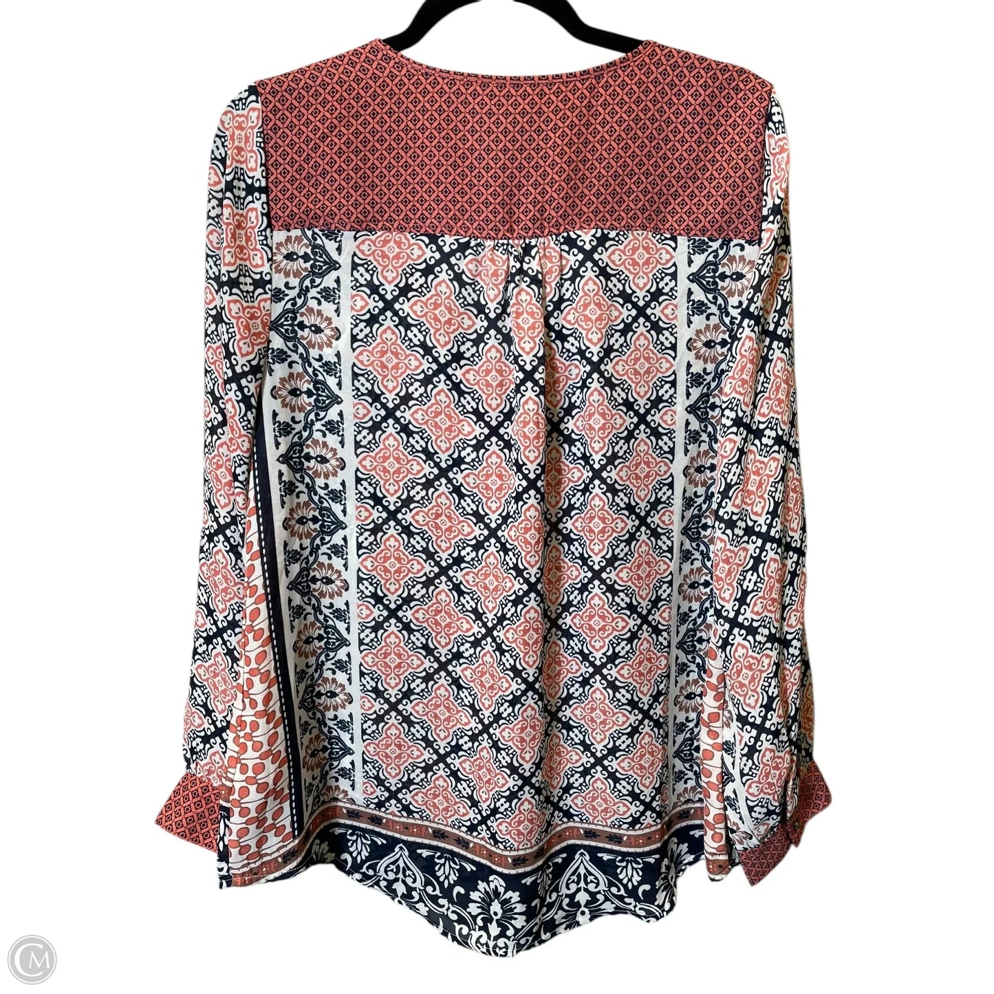 Top Long Sleeve By Dressbarn In Multi-colored, Size: L