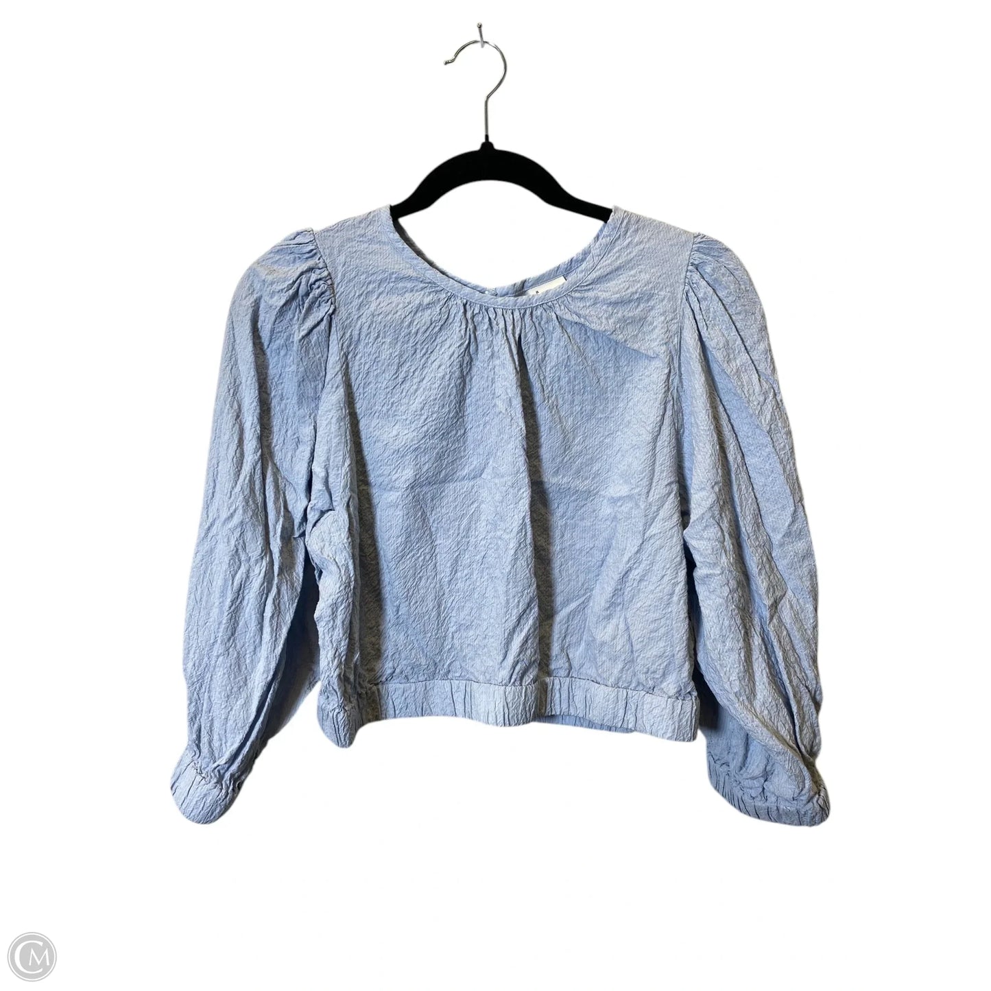 Top 3/4 Sleeve By A New Day In Blue, Size: L