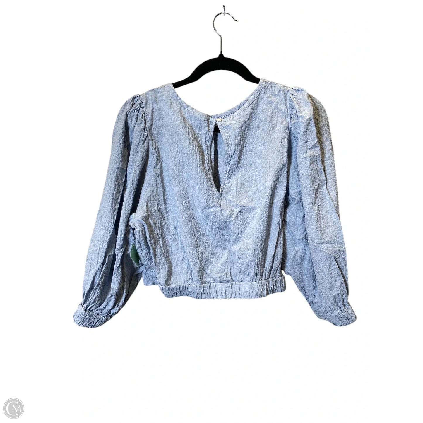 Top 3/4 Sleeve By A New Day In Blue, Size: L