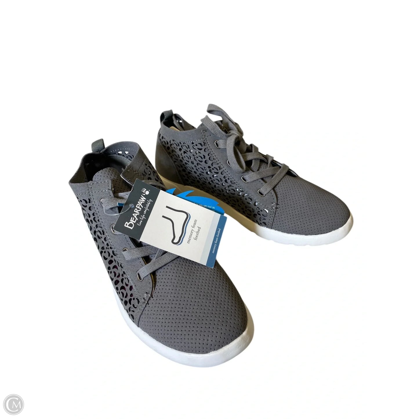 Shoes Athletic By Bearpaw In Grey, Size: 7