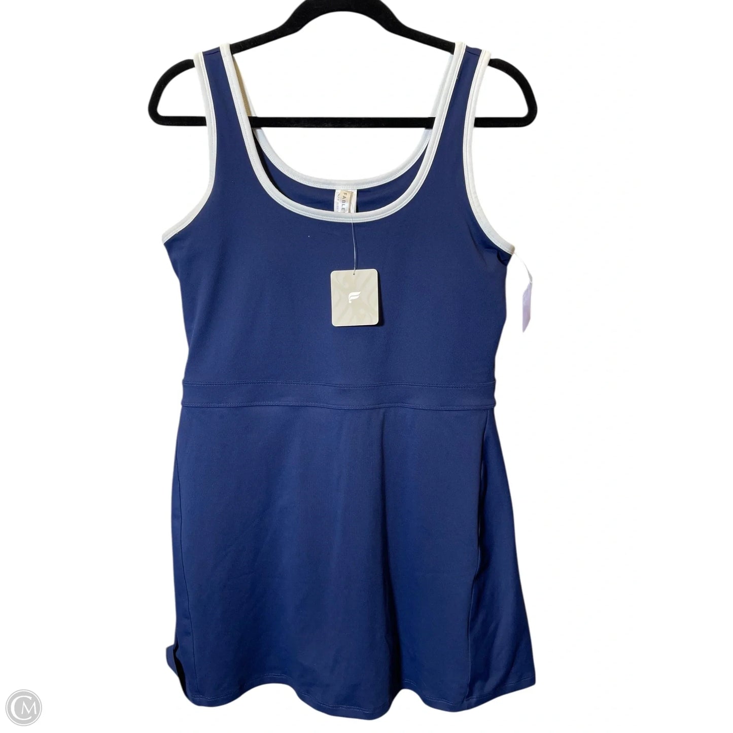 Athletic Dress By Fabletics In Navy, Size: L