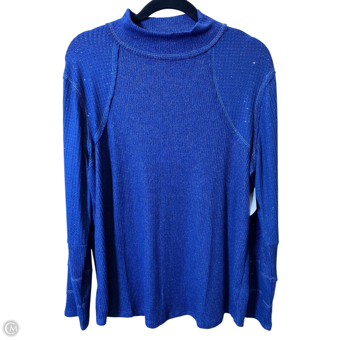 Sweatshirt Collar By Maurices In Navy, Size: 1x