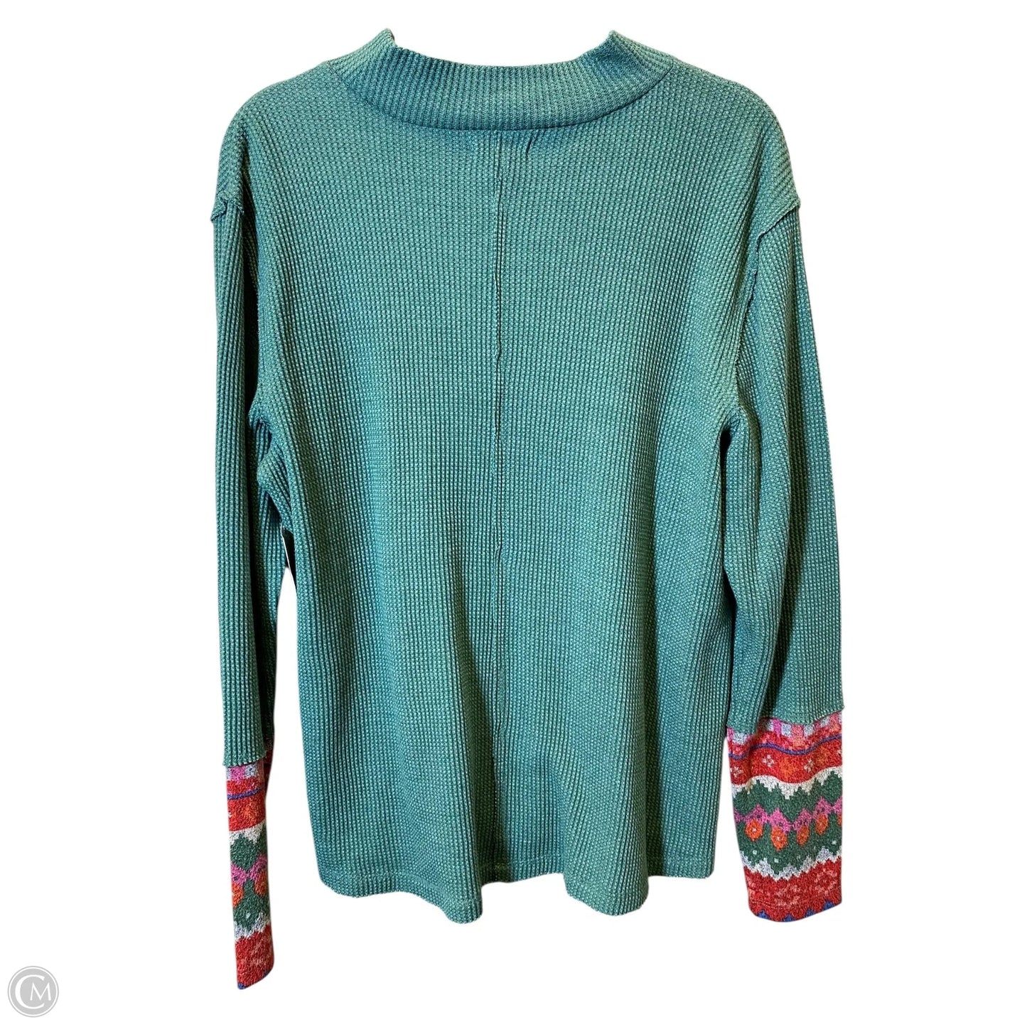 Sweatshirt Collar By Maurices In Green, Size: Xxl