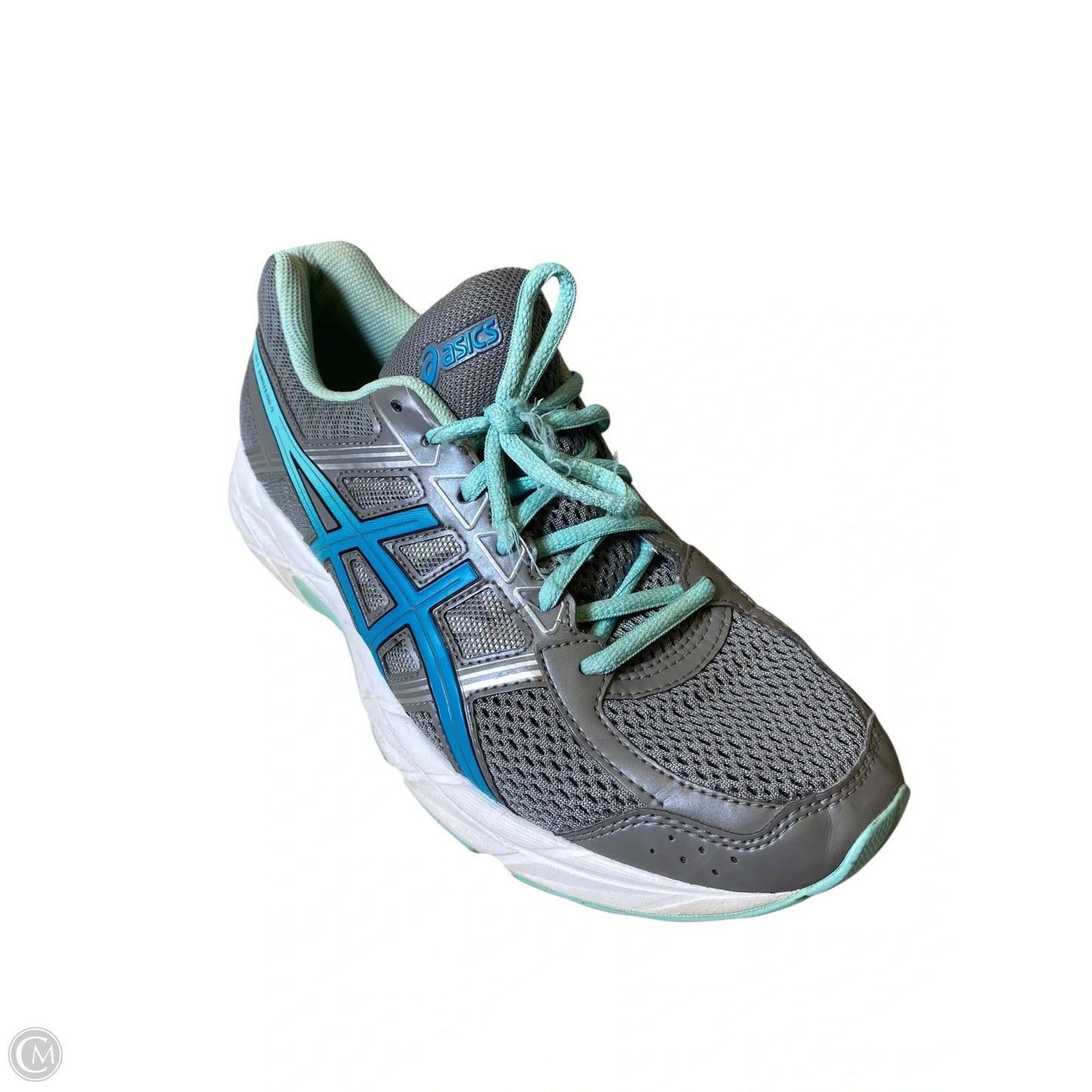 Shoes Athletic By Asics In Blue & Grey, Size: 8.5