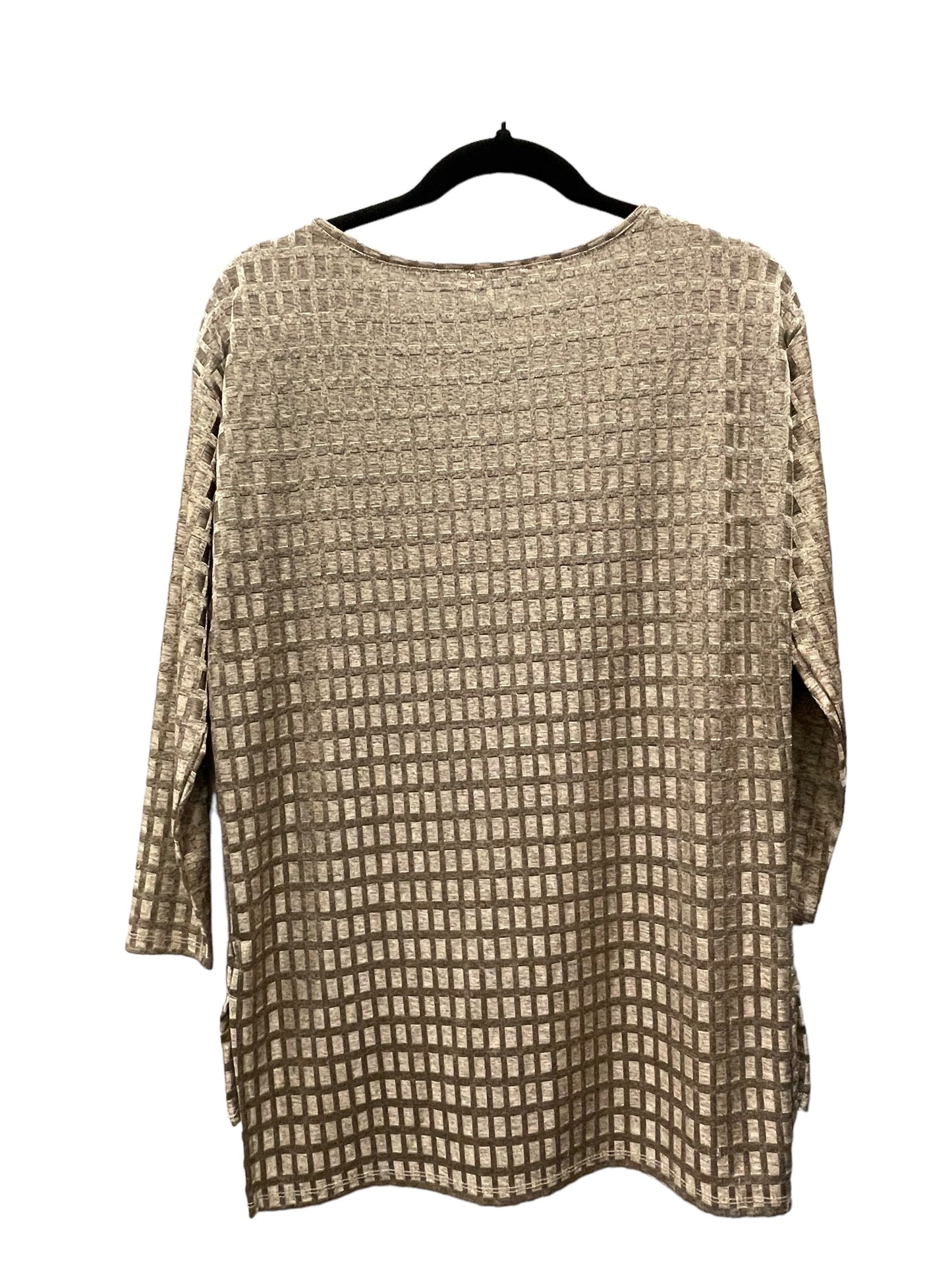 Gold Top Long Sleeve Zara Women, Size M