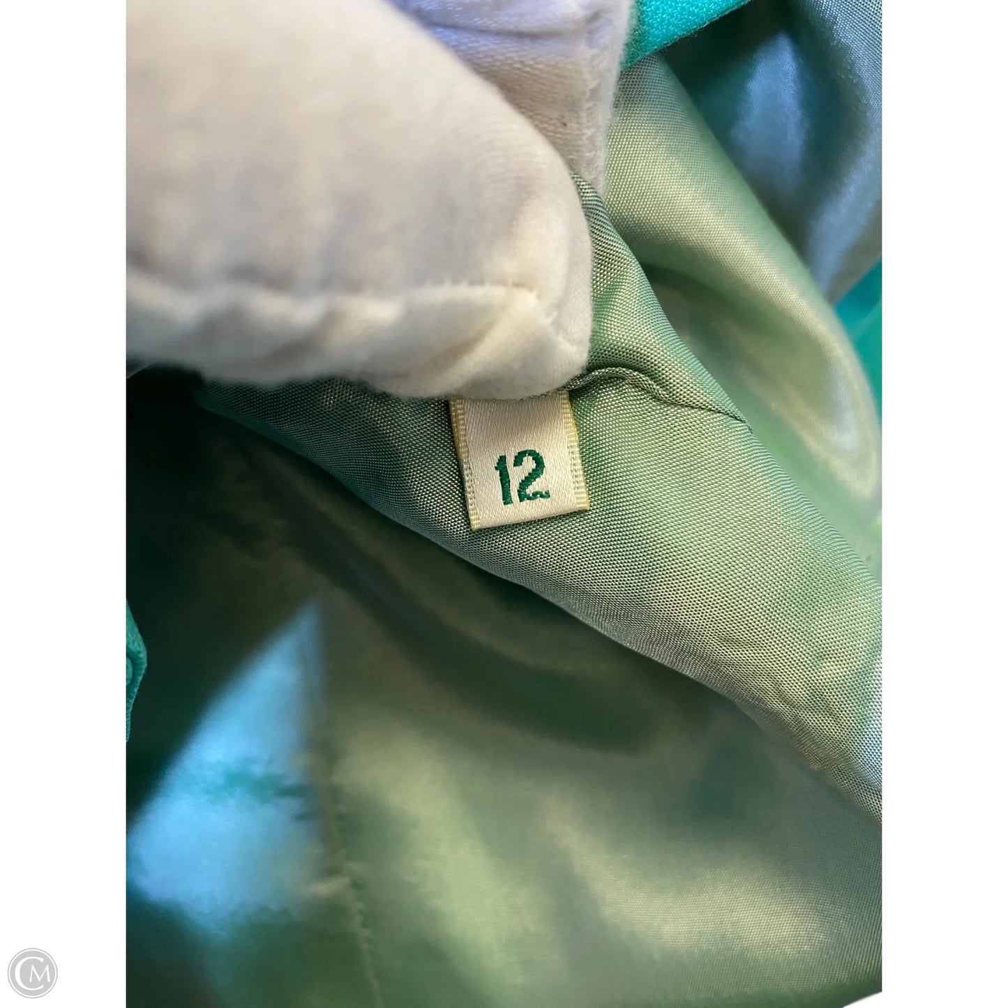 Blazer By Clothes Mentor In Aqua, Size: 12