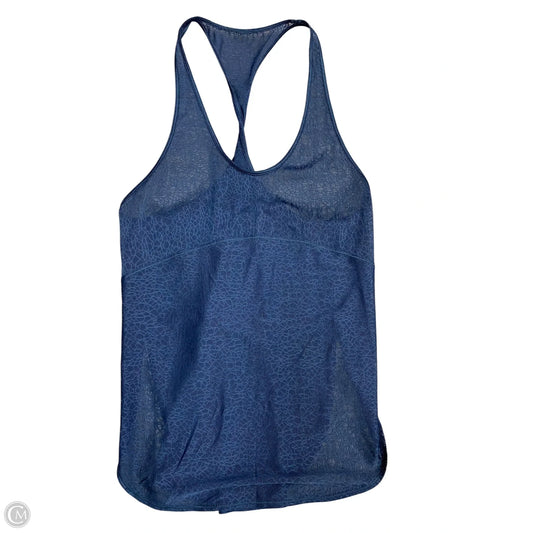 Athletic Tank Top By Lululemon In Blue, Size: M