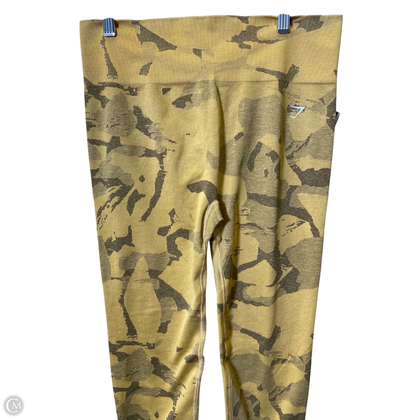 Athletic Leggings By Gym Shark In Yellow, Size: Xxl