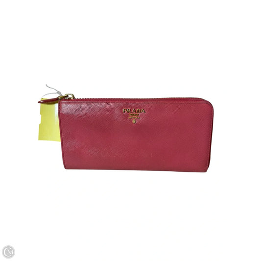 Wallet Luxury Designer By Prada, Size: Medium