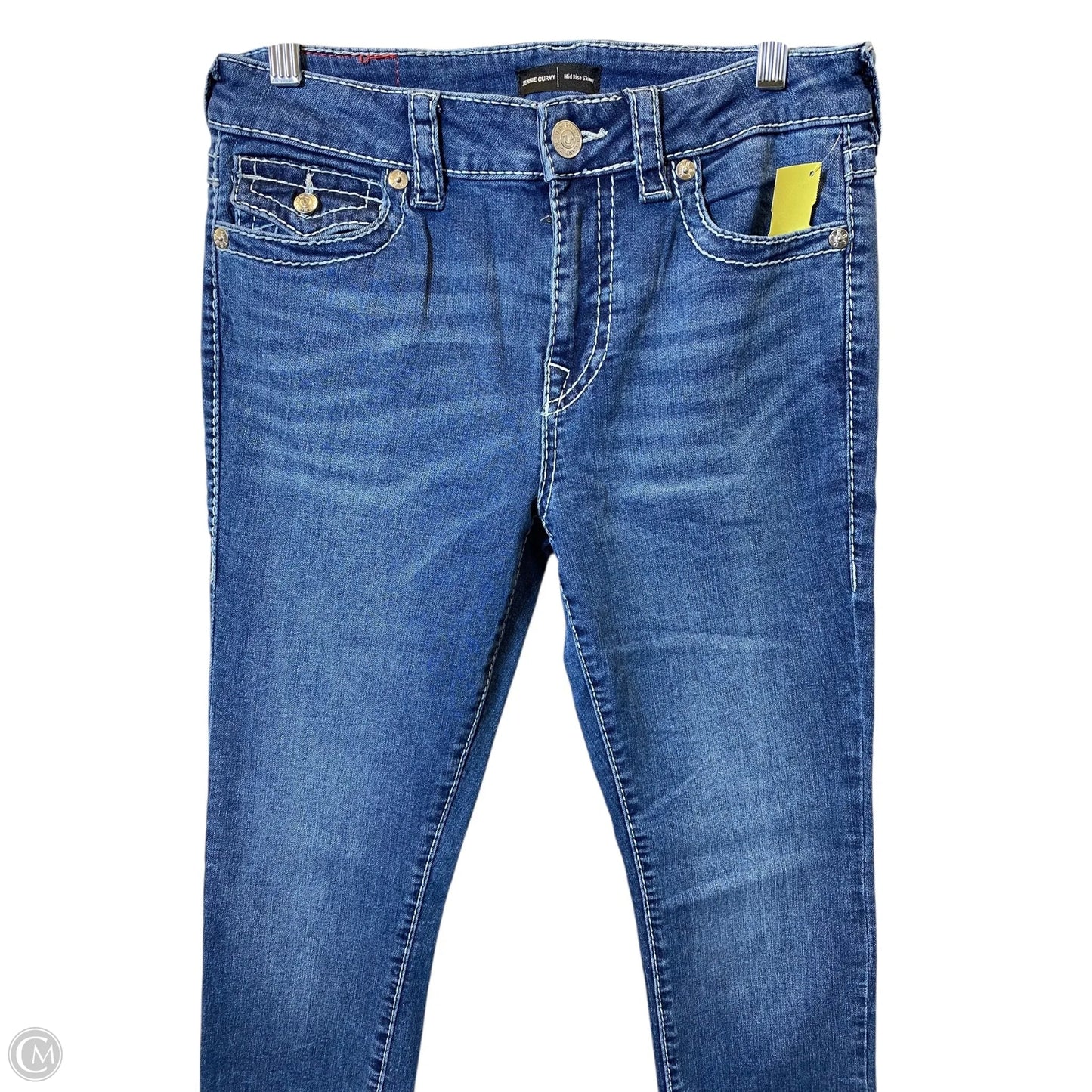 Jeans Skinny By True Religion In Blue Denim, Size: 8