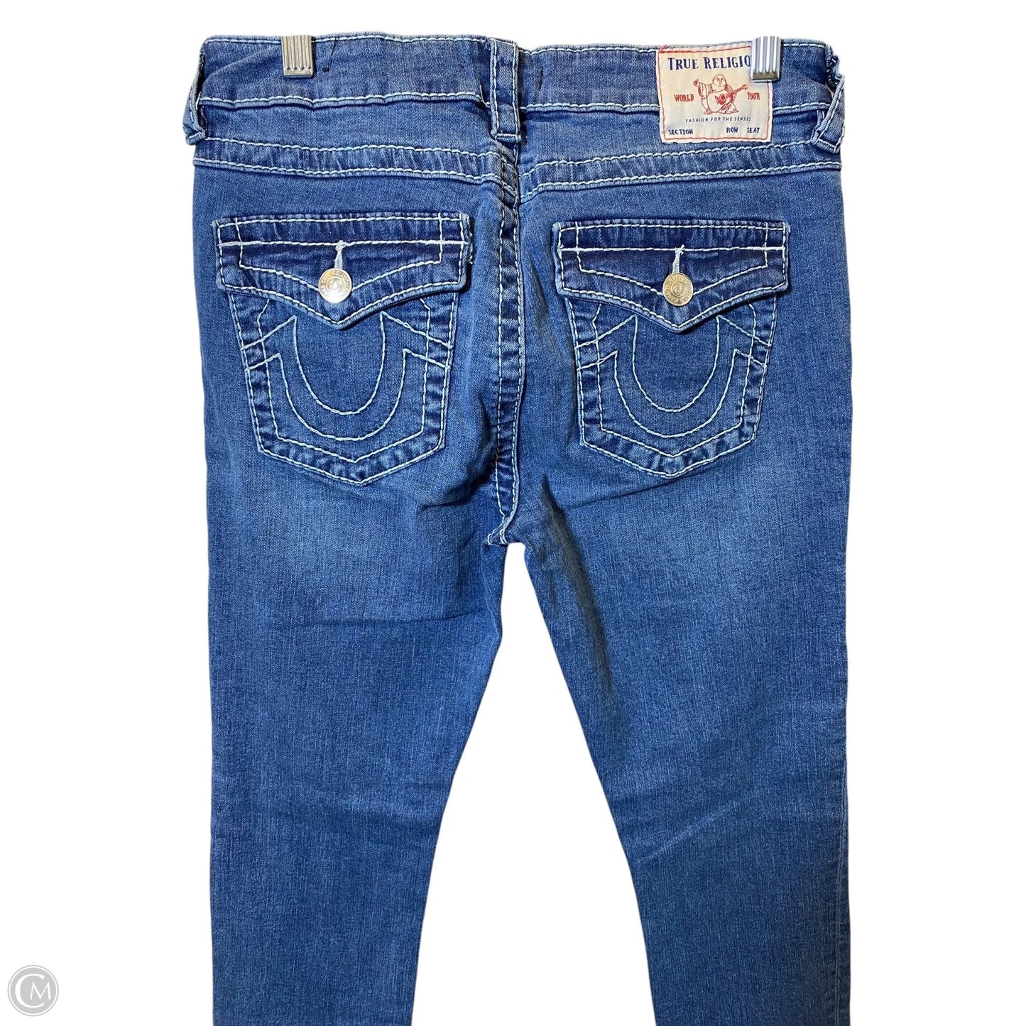 Jeans Skinny By True Religion In Blue Denim, Size: 8