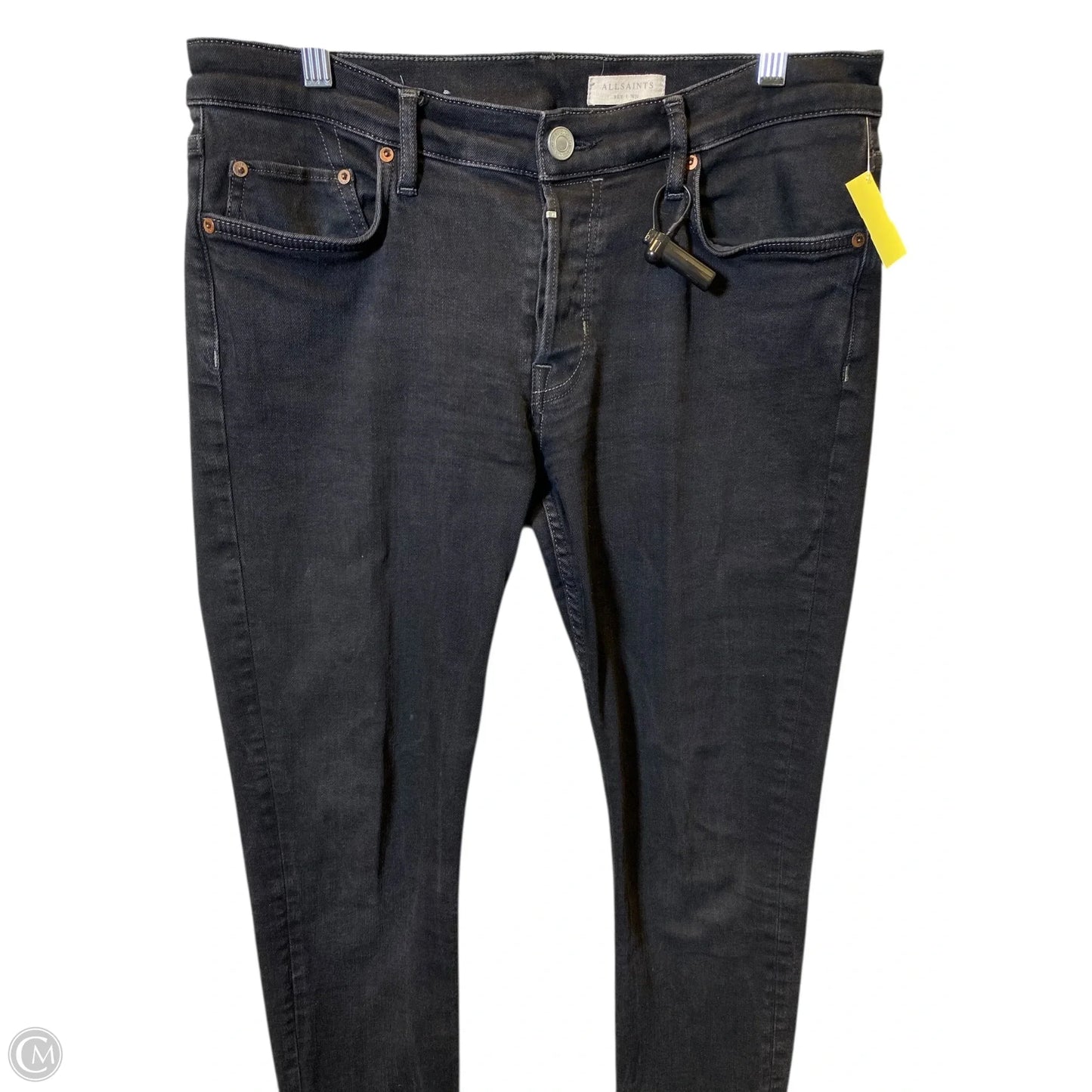 Jeans Designer By All Saints In Black, Size: 12