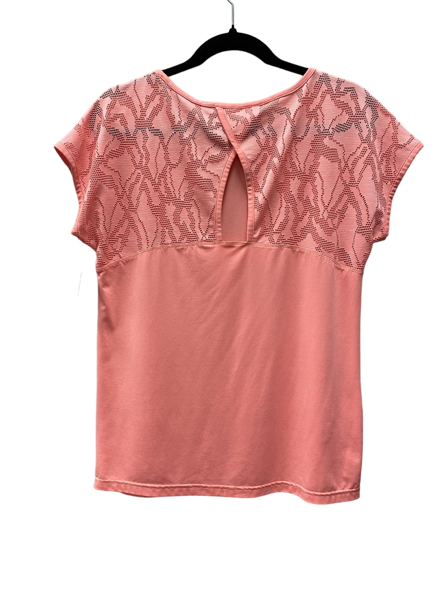 Athletic Top Short Sleeve By Columbia In Pink, Size: M