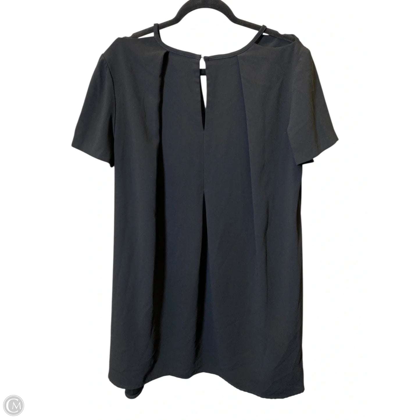 Top Short Sleeve By Trina Turk In Black, Size: L