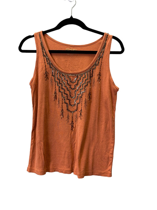 Brown Top Sleeveless Apt 9, Size L