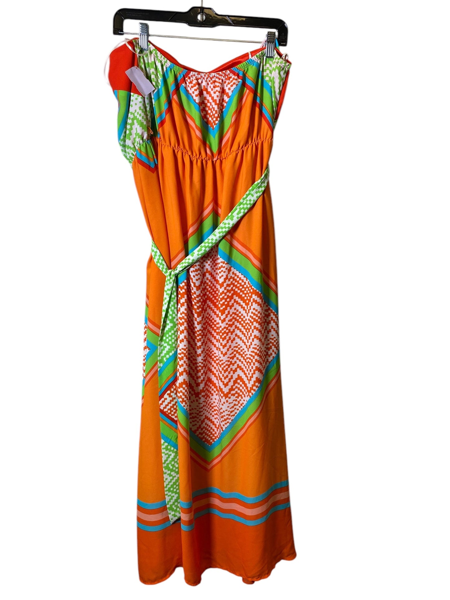 Dress Casual Maxi By Gibson And Latimer In Orange, Size: L