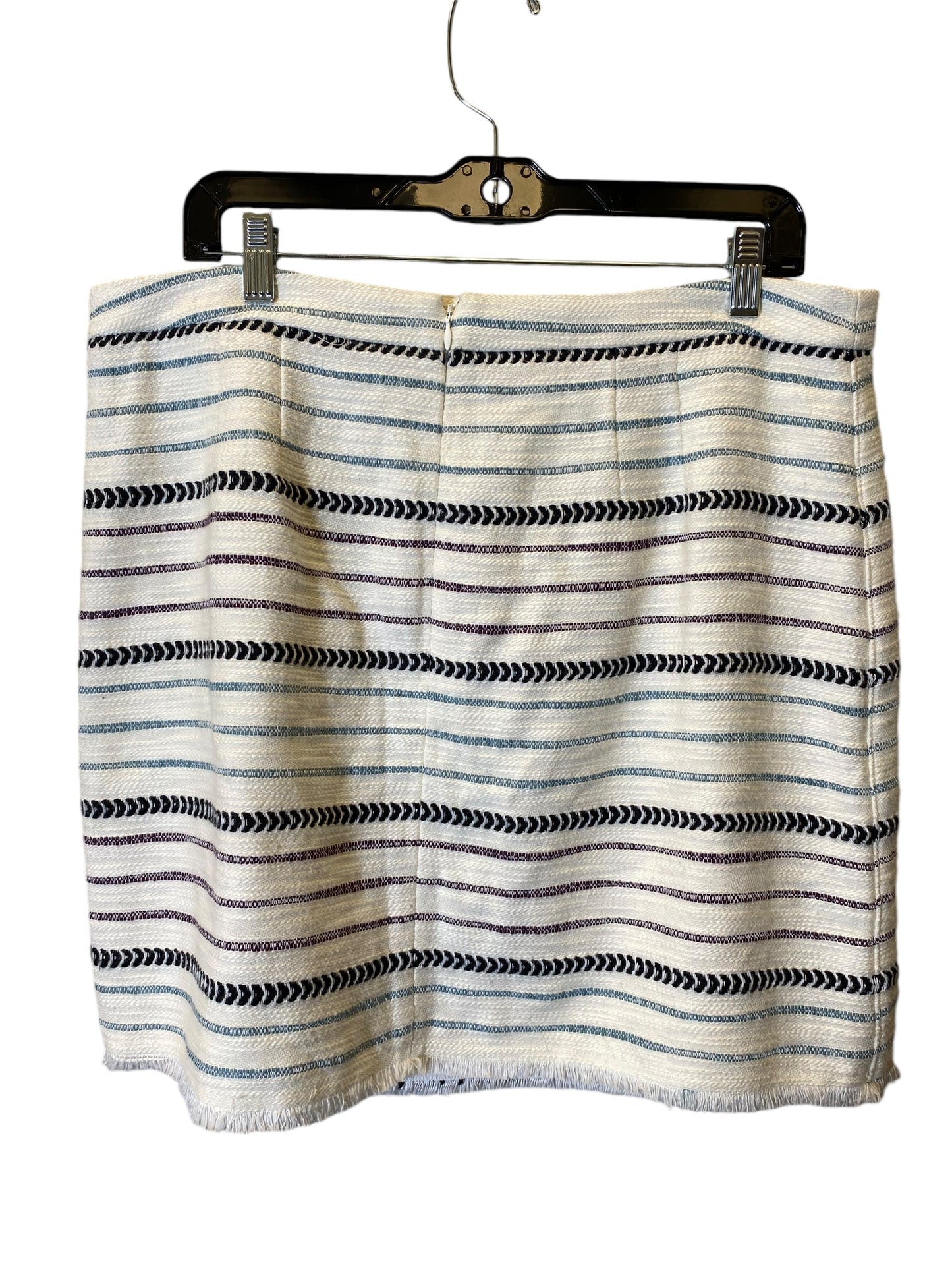 Skirt Mini & Short By Loft In Cream, Size: 14