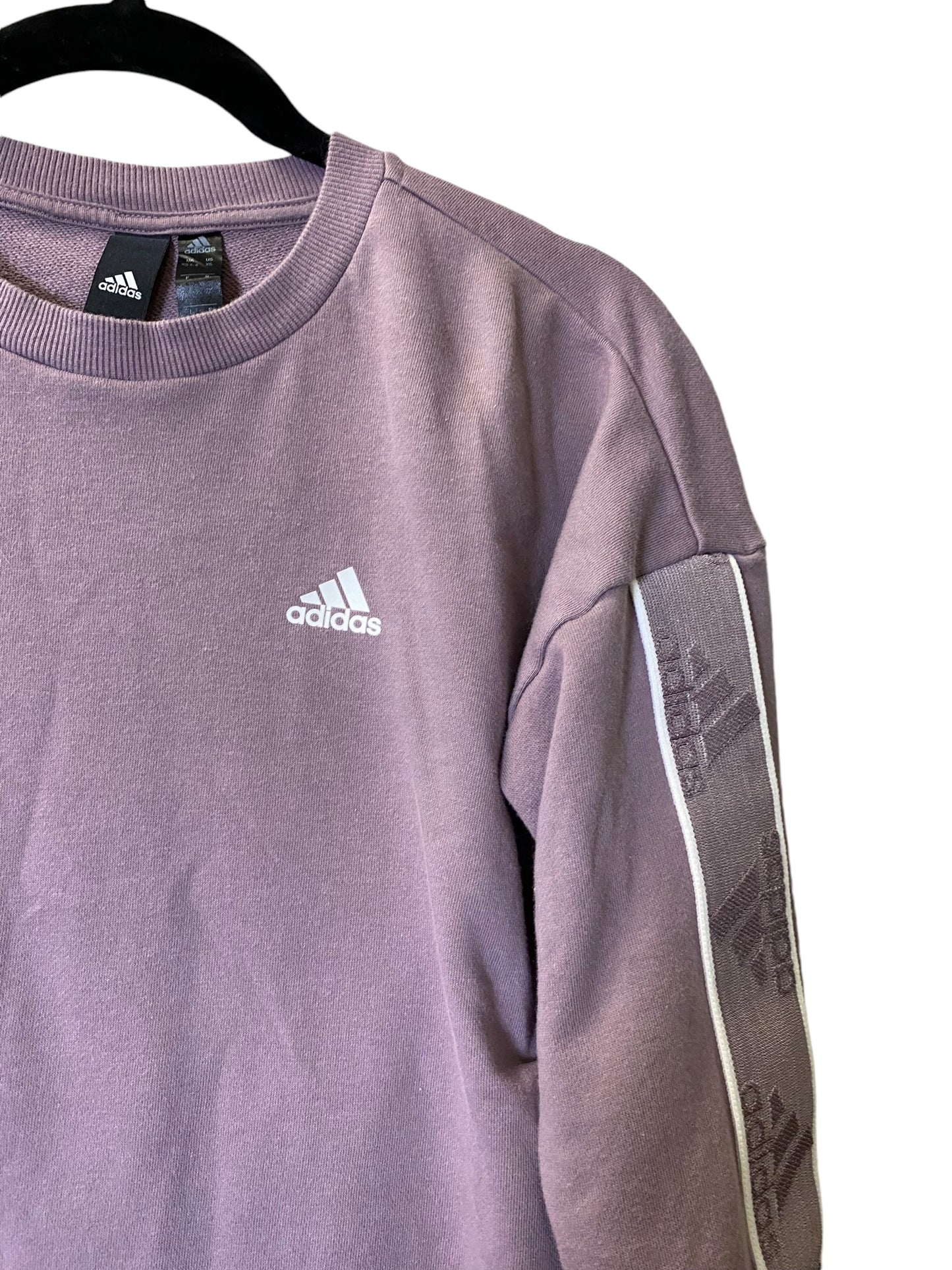 Sweatshirt Crewneck By Adidas In Pink, Size: Xs