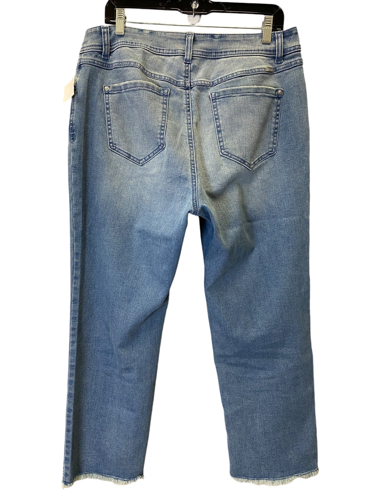 Jeans Straight By Inc In Blue Denim, Size: 12