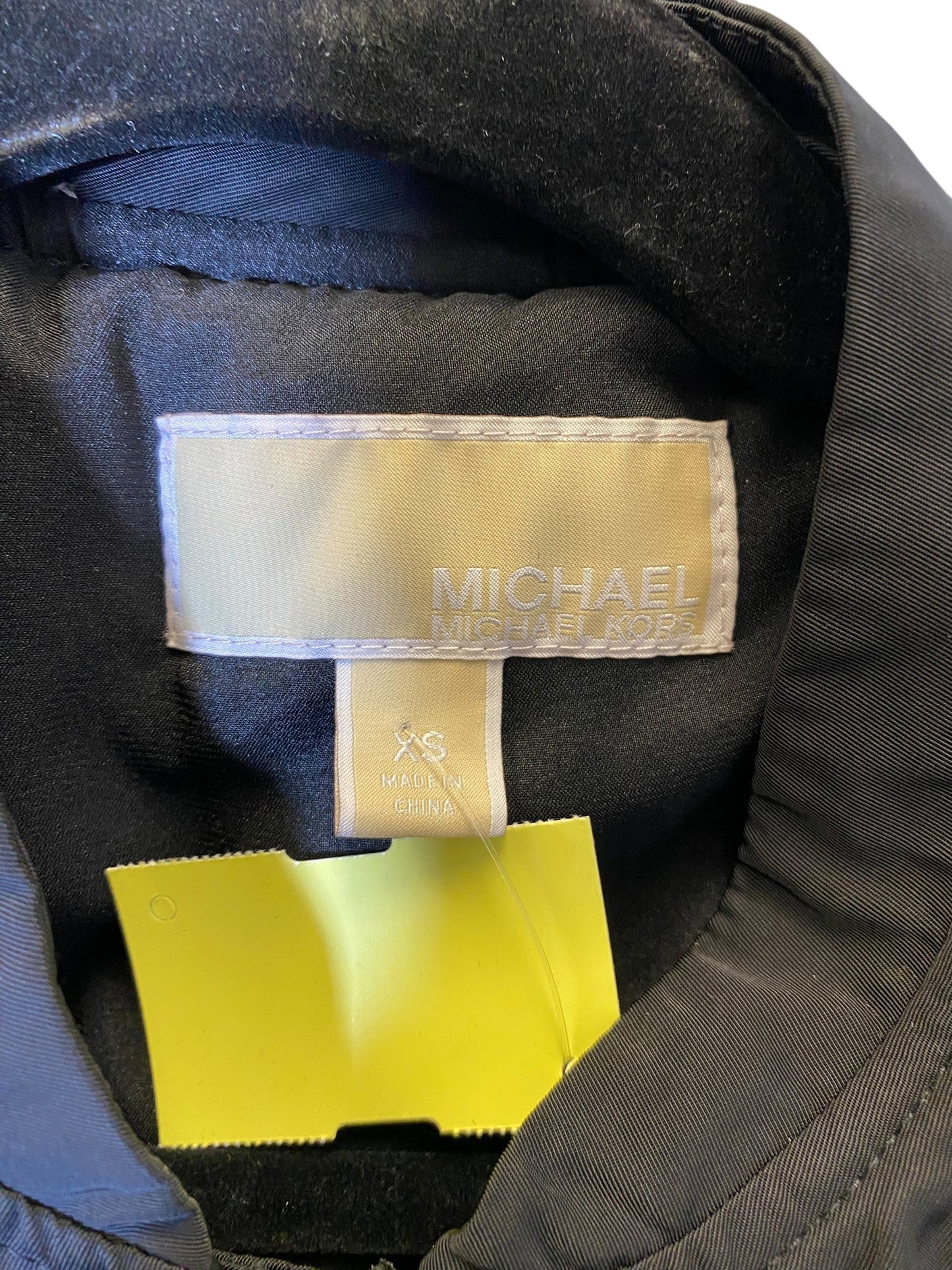 Jacket Puffer & Quilted By Michael Kors In Black, Size: Xs