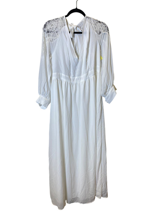 Dress Casual Maxi By Shein In White, Size: 2x