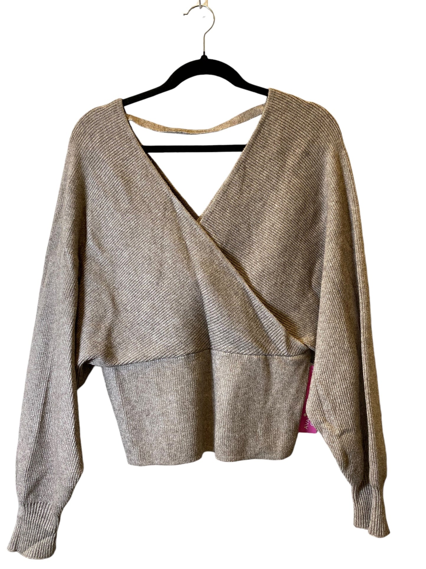 Sweater By Love Tree In Grey, Size: L