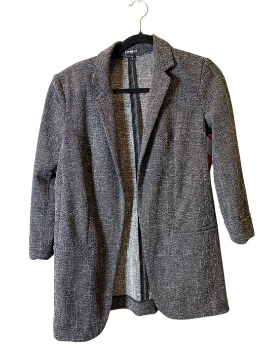 Blazer By Express In Black & Grey, Size: S