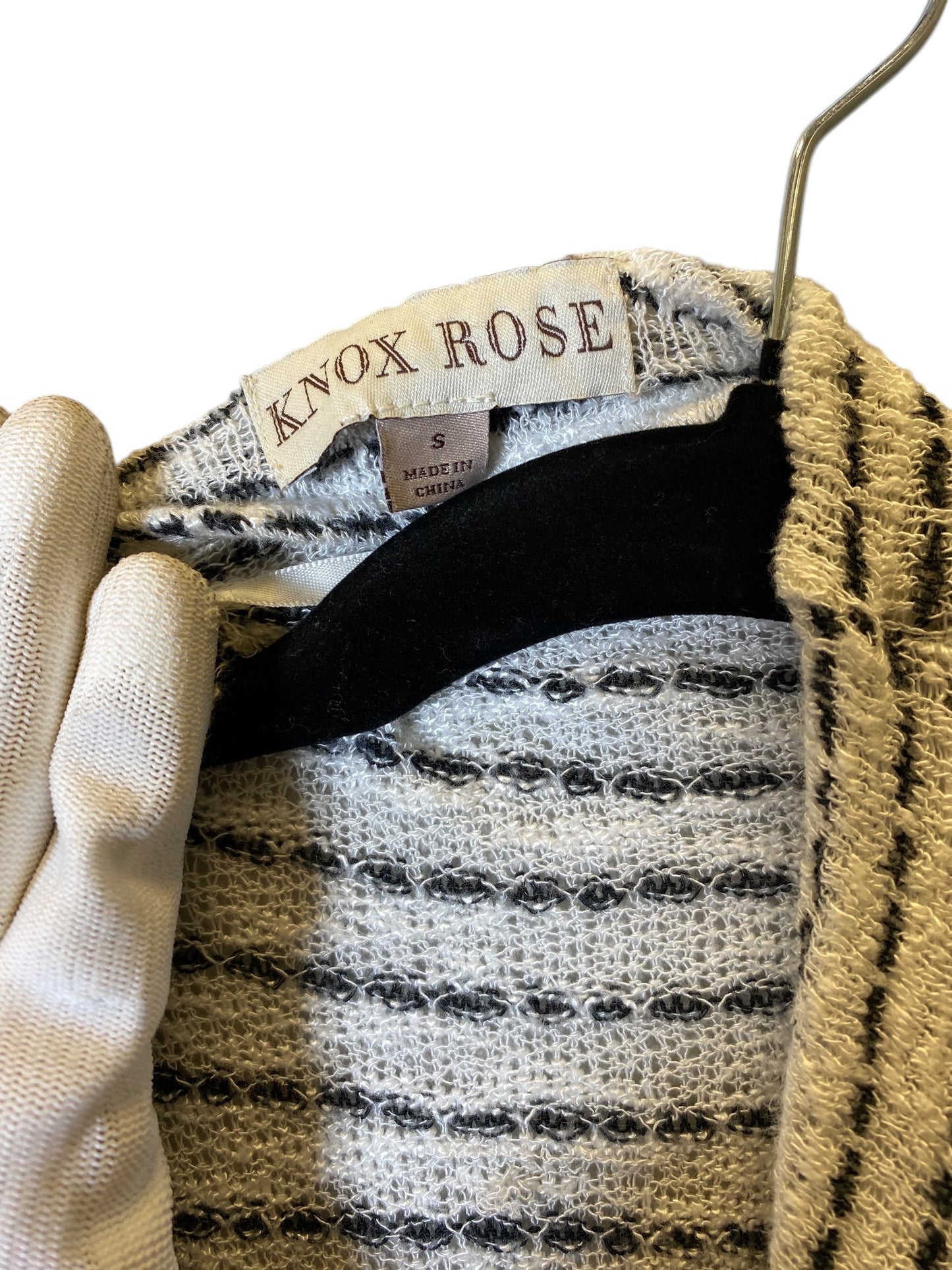 Cardigan By Knox Rose In Black & White, Size: S