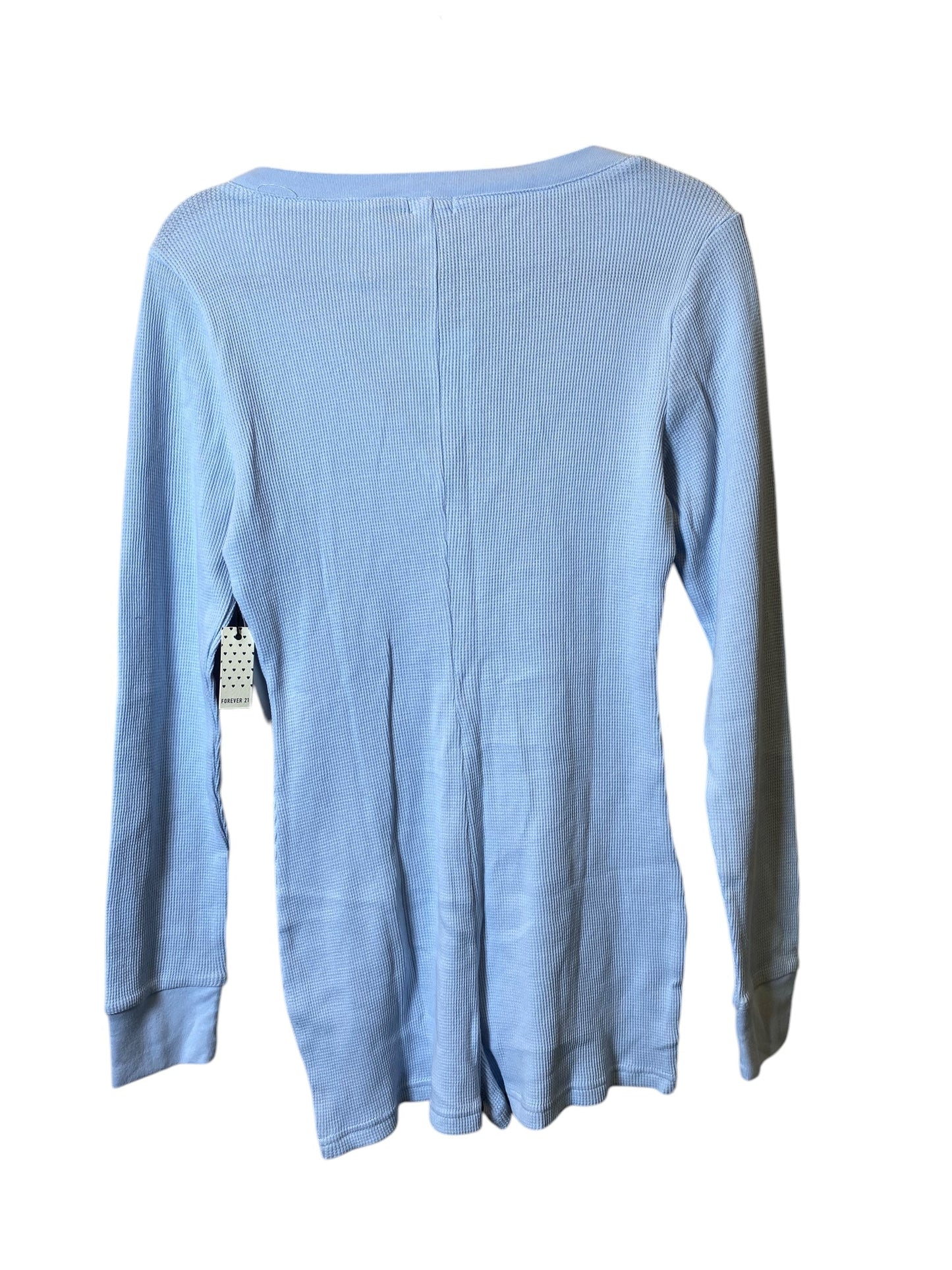 Bodysuit By Forever 21 In Blue, Size: L